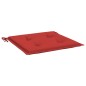 vidaXL Cojines de silla de jardín 4 uds tela rojo 40x40x3 cm vidaXL Cojines de silla de jardín 4 uds tela rojo 40x40x3 cm