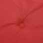 vidaXL Cojines de silla de jardín 4 uds tela rojo 40x40x3 cm vidaXL Cojines de silla de jardín 4 uds tela rojo 40x40x3 cm