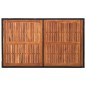 vidaXL Set comedor de jardín 7 piezas ratán sintético y madera negro vidaXL Set comedor de jardín 7 piezas ratán sintético y madera negro
