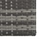 vidaXL Set de muebles de jardín 5 pzas y cojines ratán sintético gris vidaXL Set de muebles de jardín 5 pzas y cojines ratán sintético gris