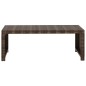 vidaXL Set muebles de jardín 5 piezas y cojines ratán sintético marrón vidaXL Set muebles de jardín 5 piezas y cojines ratán sintético marrón