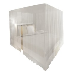 vidaXL Mosquitera para cama cuadrada 3 aberturas 2 unidades