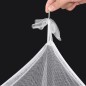 vidaXL Mosquitera para cama cuadrada 3 aberturas 2 unidades vidaXL Mosquitera para cama cuadrada 3 aberturas 2 unidades