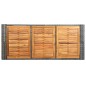vidaXL Set muebles bar jardín 7 piezas y cojines ratán sintético gris vidaXL Set muebles bar jardín 7 piezas y cojines ratán sintético gris