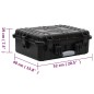 vidaXL Maletín portátil de vuelo PP negro 52x40x19 cm vidaXL Maletín portátil de vuelo PP negro 52x40x19 cm