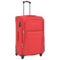 vidaXL Juego de 3 maletas blandas rojas vidaXL Juego de 3 maletas blandas rojas