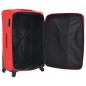 vidaXL Juego de 3 maletas blandas rojas vidaXL Juego de 3 maletas blandas rojas