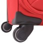 vidaXL Juego de 3 maletas blandas rojas vidaXL Juego de 3 maletas blandas rojas