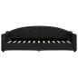 vidaXL Sofá cama tela negro 80x200 cm vidaXL Sofá cama tela negro 80x200 cm