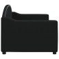 vidaXL Sofá cama tela negro 80x200 cm vidaXL Sofá cama tela negro 80x200 cm