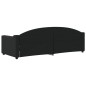 vidaXL Sofá cama tela negro 80x200 cm vidaXL Sofá cama tela negro 80x200 cm