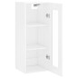vidaXL Armario de pared blanco brillante 34,5x34x90 cm vidaXL Armario de pared blanco brillante 34,5x34x90 cm