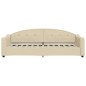 vidaXL Sofá cama tela color crema 80x200 cm vidaXL Sofá cama tela color crema 80x200 cm