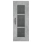 vidaXL Armario de pared gris hormigón 34,5x34x90 cm vidaXL Armario de pared gris hormigón 34,5x34x90 cm