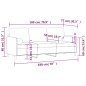 vidaXL Sofá de 3 plazas con cojines terciopelo verde oscuro 180 cm vidaXL Sofá de 3 plazas con cojines terciopelo verde oscuro 180 cm