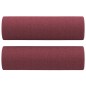vidaXL Sofá de 2 plazas con cojines tela rojo tinto 140 cm vidaXL Sofá de 2 plazas con cojines tela rojo tinto 140 cm