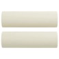 vidaXL Sofá de 2 plazas con cojines terciopelo color crema 120 cm vidaXL Sofá de 2 plazas con cojines terciopelo color crema 120 cm