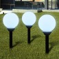 vidaXL Lámparas de jardín para camino 6 uds con pica de tierra 20 cm vidaXL Lámparas de jardín para camino 6 uds con pica de tierra 20 cm