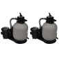 vidaXL Bombas de filtro de arena 2 unidades 600 W 17000 l/h vidaXL Bombas de filtro de arena 2 unidades 600 W 17000 l/h