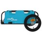 vidaXL Remolque para bicicletas hierro y tela Oxford azul vidaXL Remolque para bicicletas hierro y tela Oxford azul