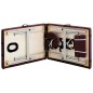 vidaXL Camilla de masaje plegable 2 zonas aluminio morado vidaXL Camilla de masaje plegable 2 zonas aluminio morado