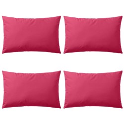 vidaXL Cojines para exteriores 60x40 cm rosa 4 unidades