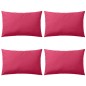 vidaXL Cojines para exteriores 60x40 cm rosa 4 unidades vidaXL Cojines para exteriores 60x40 cm rosa 4 unidades