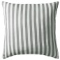 vidaXL Cojines para exterior a rayas 45x45 cm gris 4 unidades