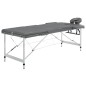 vidaXL Camilla masaje 3 zonas estructura aluminio antracita 186x68 cm vidaXL Camilla masaje 3 zonas estructura aluminio antracita 186x68 cm