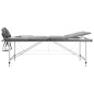 vidaXL Camilla masaje 3 zonas estructura aluminio antracita 186x68 cm vidaXL Camilla masaje 3 zonas estructura aluminio antracita 186x68 cm