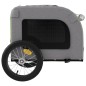 vidaXL Remolque de bicicleta mascotas hierro tela Oxford verde gris vidaXL Remolque de bicicleta mascotas hierro tela Oxford verde gris
