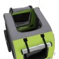 vidaXL Remolque de bicicleta mascotas hierro tela Oxford verde gris vidaXL Remolque de bicicleta mascotas hierro tela Oxford verde gris