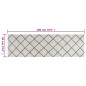vidaXL Alfombra de cocina lavable terciopelo cuadrados 60x180 cm vidaXL Alfombra de cocina lavable terciopelo cuadrados 60x180 cm