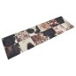 vidaXL Alfombra de cocina lavable terciopelo piel animal 60x180 cm