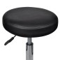 vidaXL Taburetes de oficina 2 uds cuero sintético negro vidaXL Taburetes de oficina 2 uds cuero sintético negro