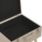 vidaXL Taburete de almacenamiento 40 cm beige de tela vidaXL Taburete de almacenamiento 40 cm beige de tela