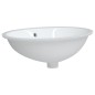 vidaXL Lavabo de baño ovalado cerámica blanco 56x41x20 cm vidaXL Lavabo de baño ovalado cerámica blanco 56x41x20 cm