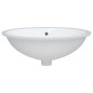 vidaXL Lavabo de baño ovalado cerámica blanco 56x41x20 cm vidaXL Lavabo de baño ovalado cerámica blanco 56x41x20 cm