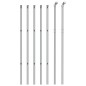 vidaXL Cerca de alambre plateado 1,1x10 m vidaXL Cerca de alambre plateado 1,1x10 m