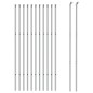 vidaXL Cerca de alambre plateado 2x25 m vidaXL Cerca de alambre plateado 2x25 m