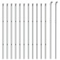 vidaXL Cerca de alambre plateado 1x25 m