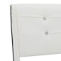 vidaXL Cama con colchón cuero sintético blanco 90x200 cm vidaXL Cama con colchón cuero sintético blanco 90x200 cm