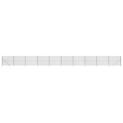 vidaXL Cerca de alambre con pinchos de anclaje gris antracita 1,8x25 m