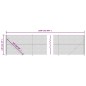 vidaXL Cerca de alambre con brida gris antracita 1,4x25 m vidaXL Cerca de alambre con brida gris antracita 1,4x25 m