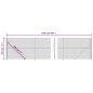 vidaXL Cerca de alambre con brida gris antracita 1,8x25 m vidaXL Cerca de alambre con brida gris antracita 1,8x25 m