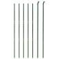 vidaXL Cerca de alambre de acero galvanizado verde 1,6x10 m
