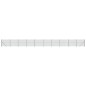 vidaXL Cerca de alambre con brida verde 2,2x25 m