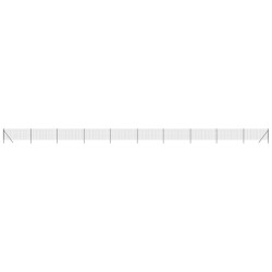 vidaXL Cerca de alambre de acero galvanizado gris antracita 1x25 m