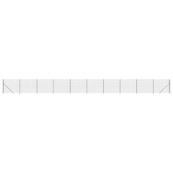 vidaXL Cerca de alambre con brida gris antracita 1,4x25 m