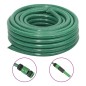 vidaXL Manguera de jardín con accesorios PVC verde 23,5 mm 100 m vidaXL Manguera de jardín con accesorios PVC verde 23,5 mm 100 m